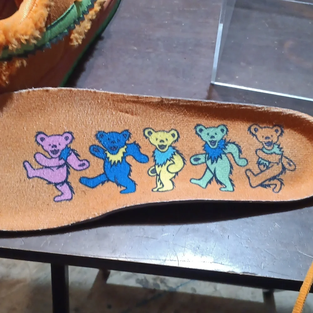 Nike Grateful Dead Orange Bear Sneakers Limited Edition Rare Size 8.5 - Picture 7 of 11